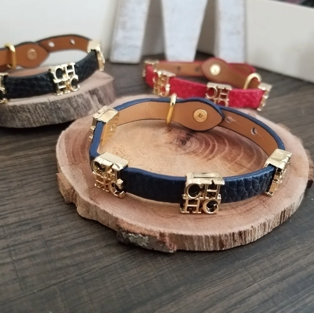 Punk Style Fashion Leather Bracelet..